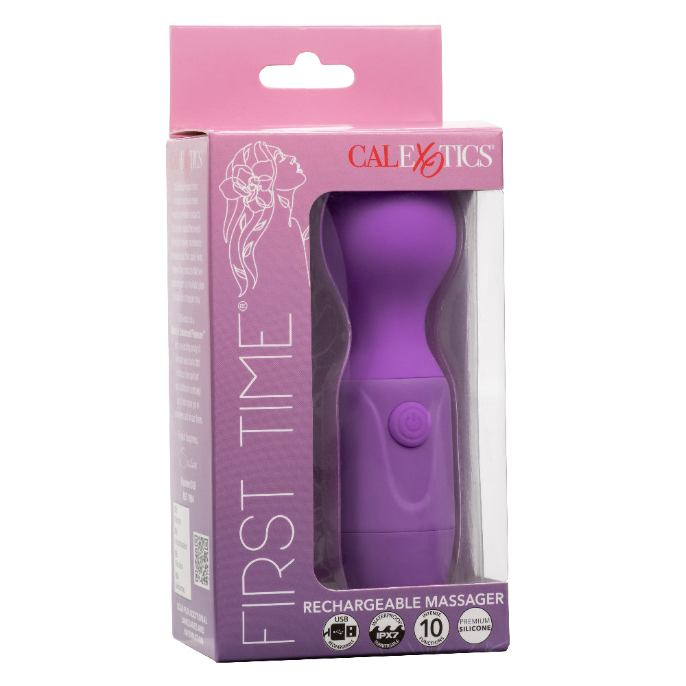 First Time Rechargeable Massager - Purple