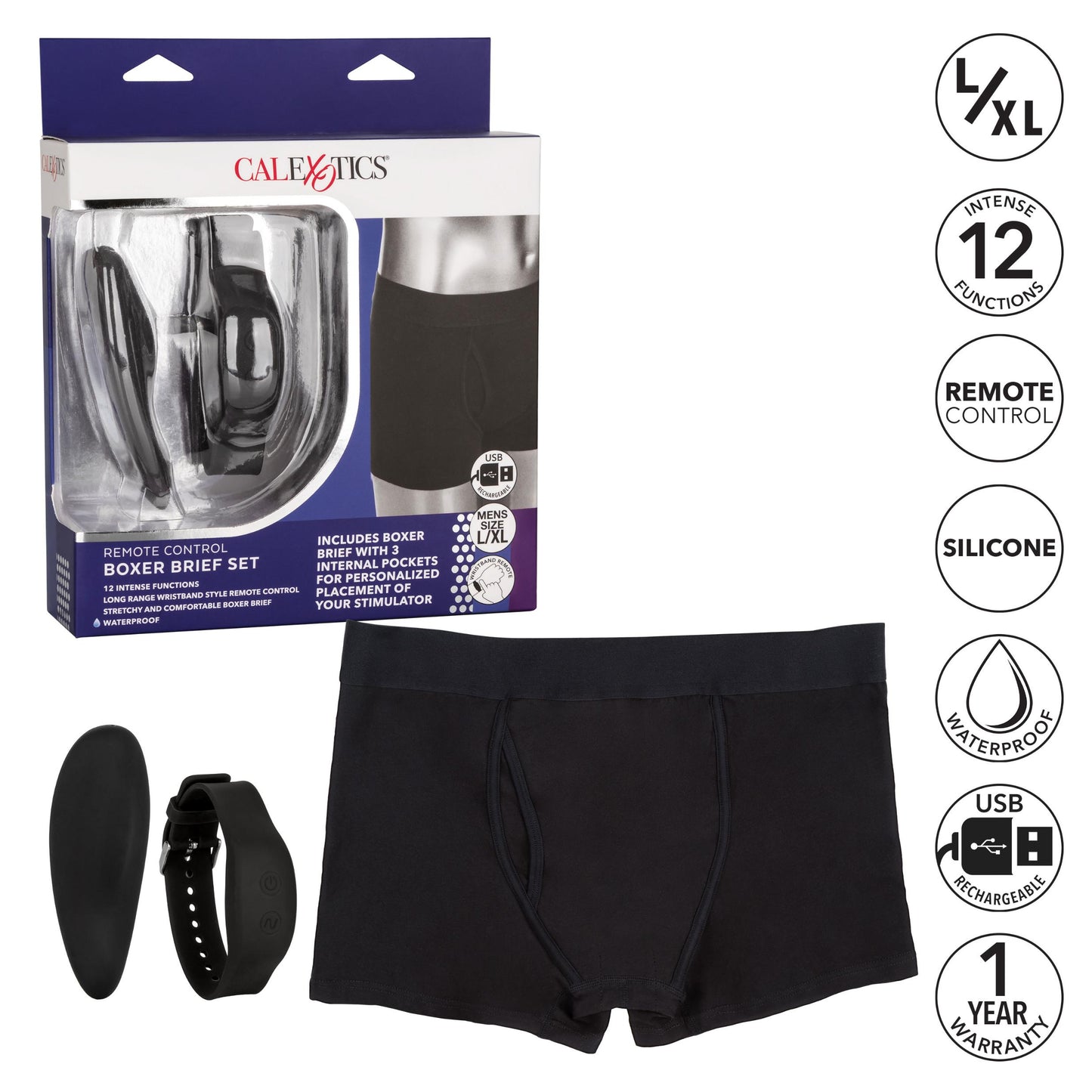 Remote Control Boxer Brief Set - L/xl