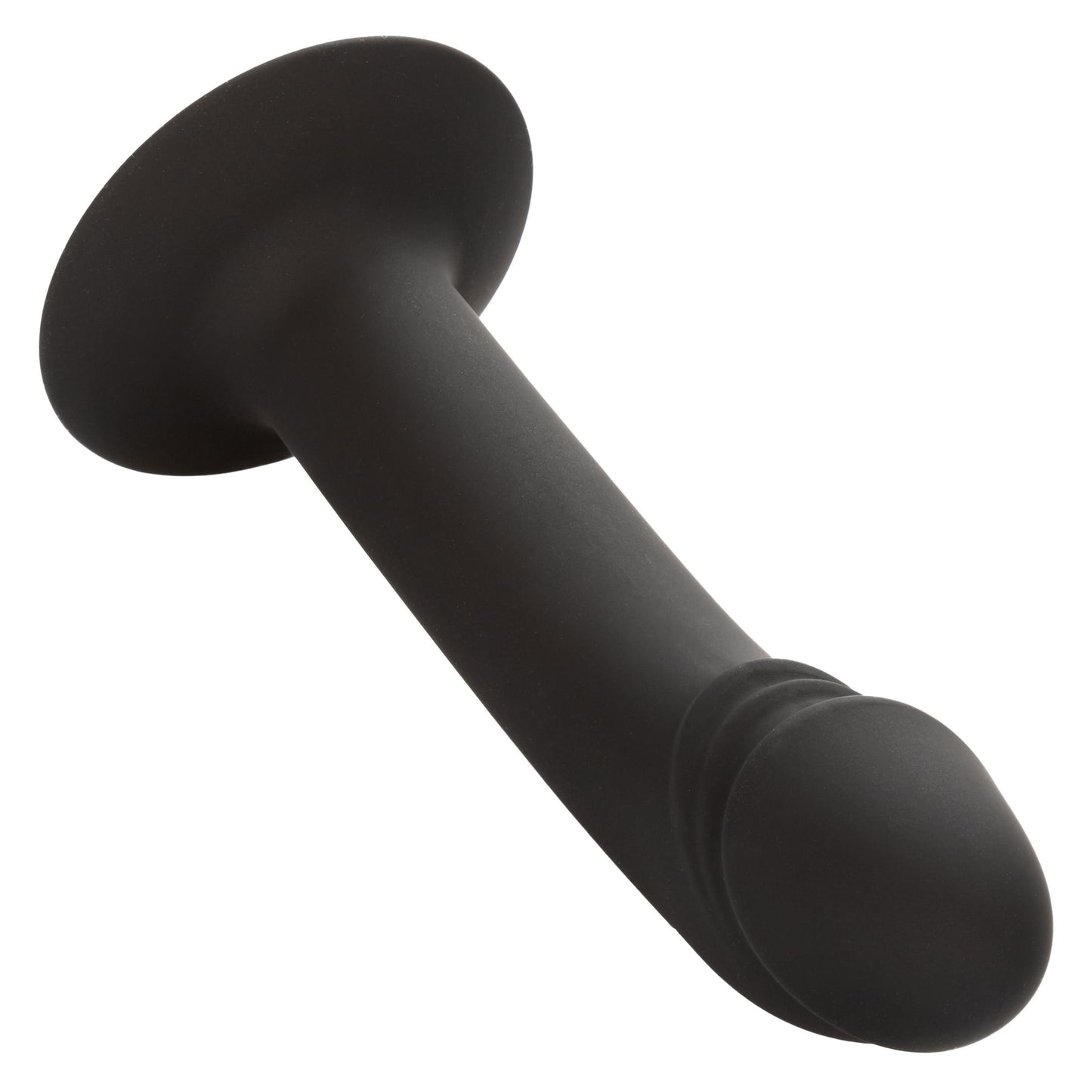 Silicone Curved Anal Stud - Black