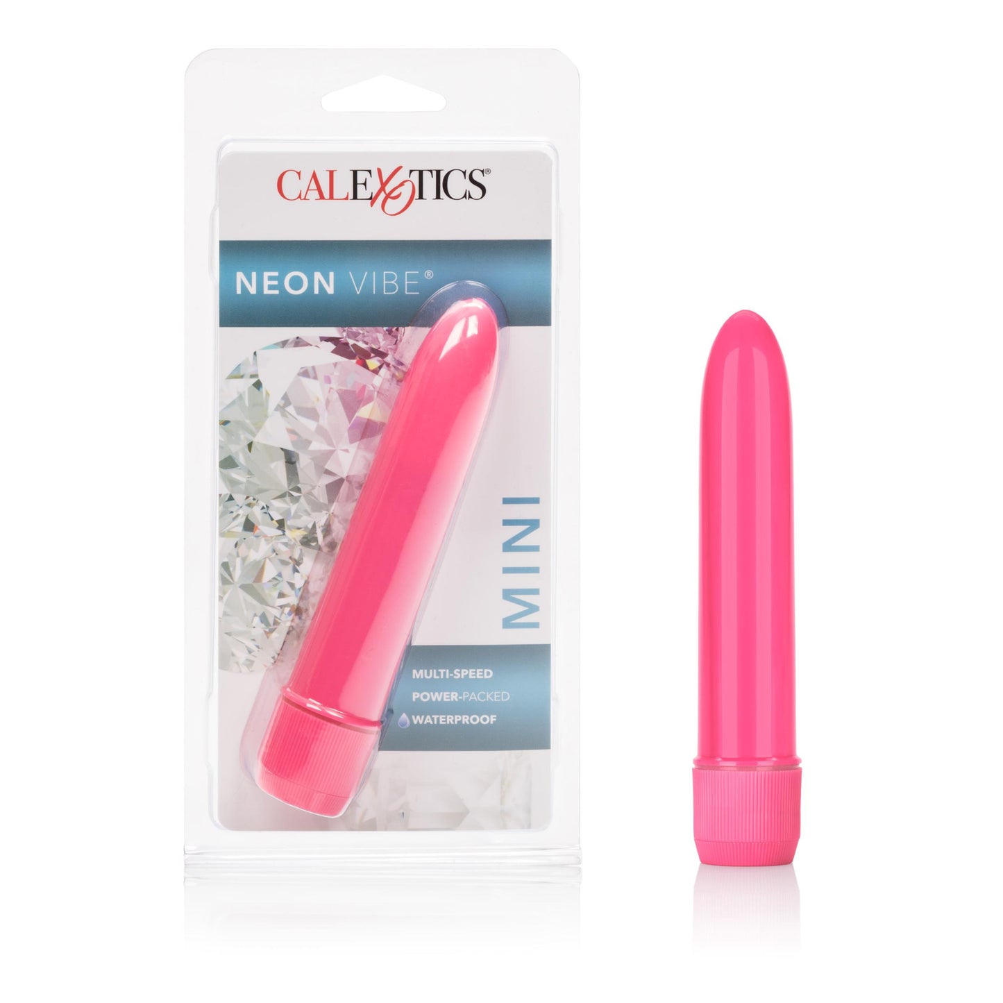 Mini Neon Vibe Multi-Speed Vibe 4.5 Inches - Pink