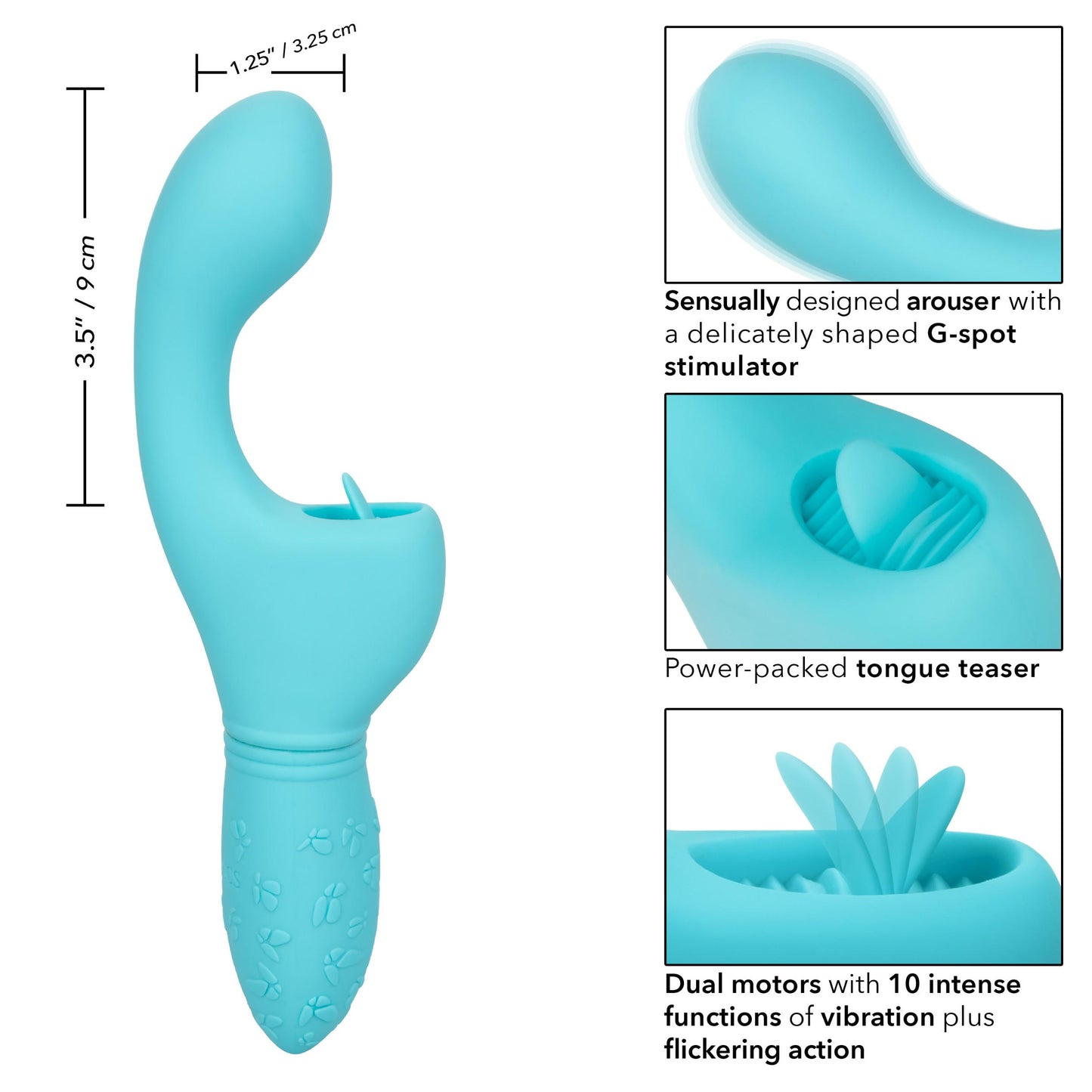 Rechargeable Butterfly Kiss Flicker - Blue