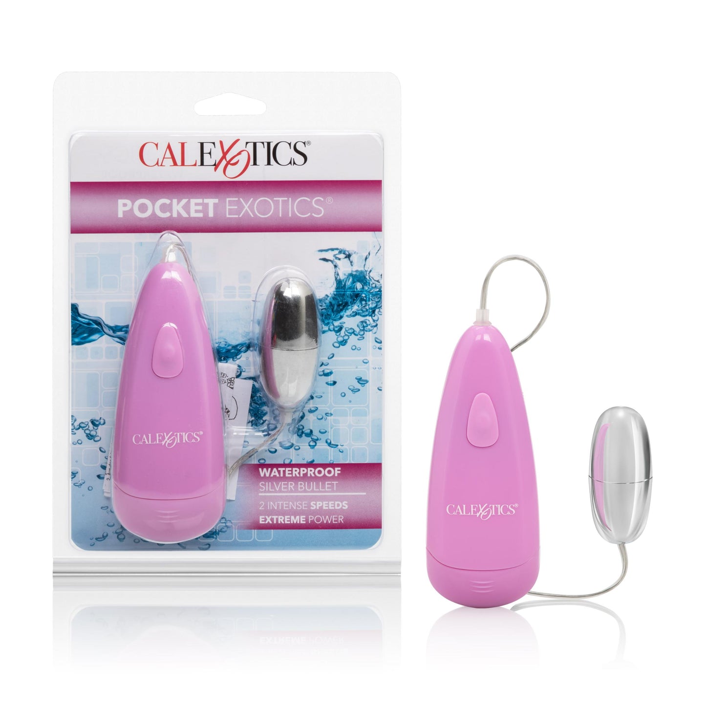 Pocket Exotics Waterproof Silver Bullet - Pink