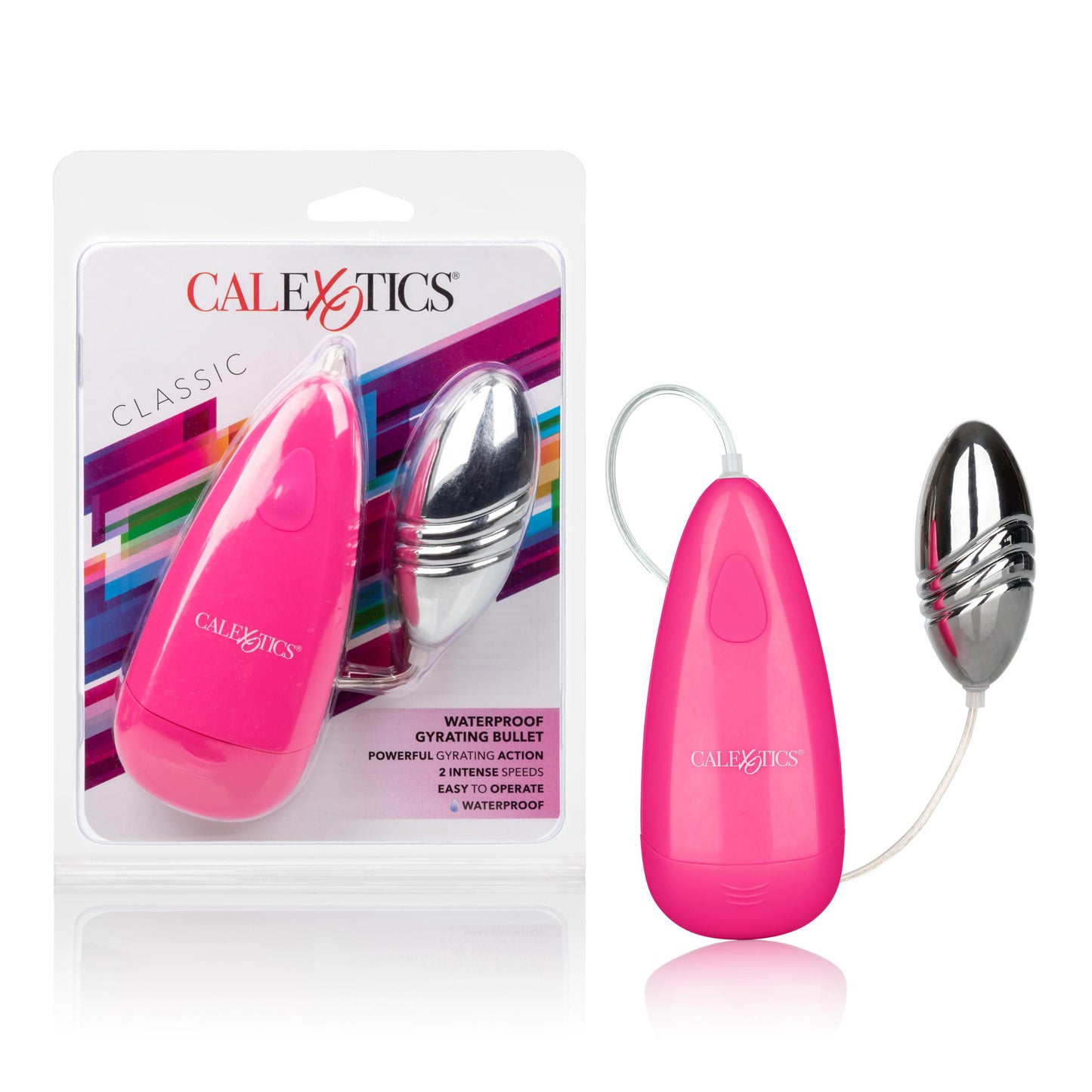 Waterproof Gyrating Bullet - Pink