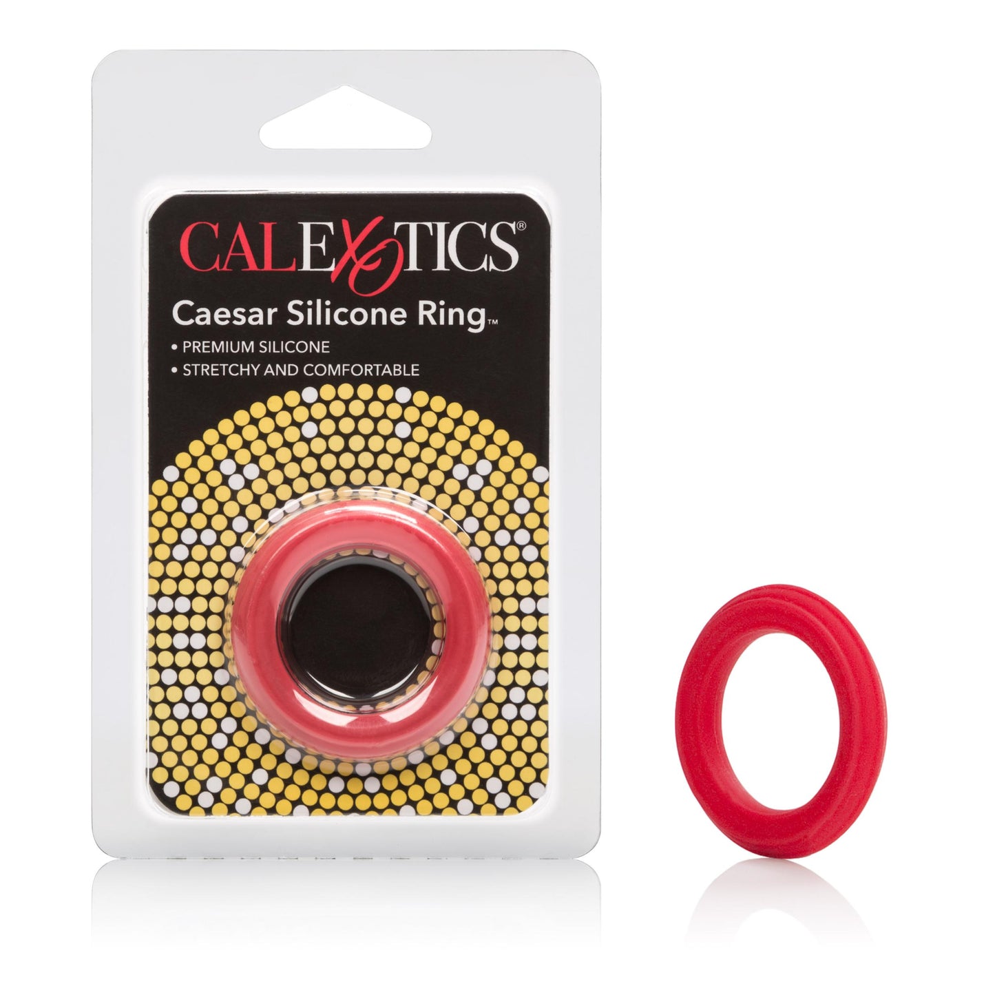 Caesar Silicone Ring - Red