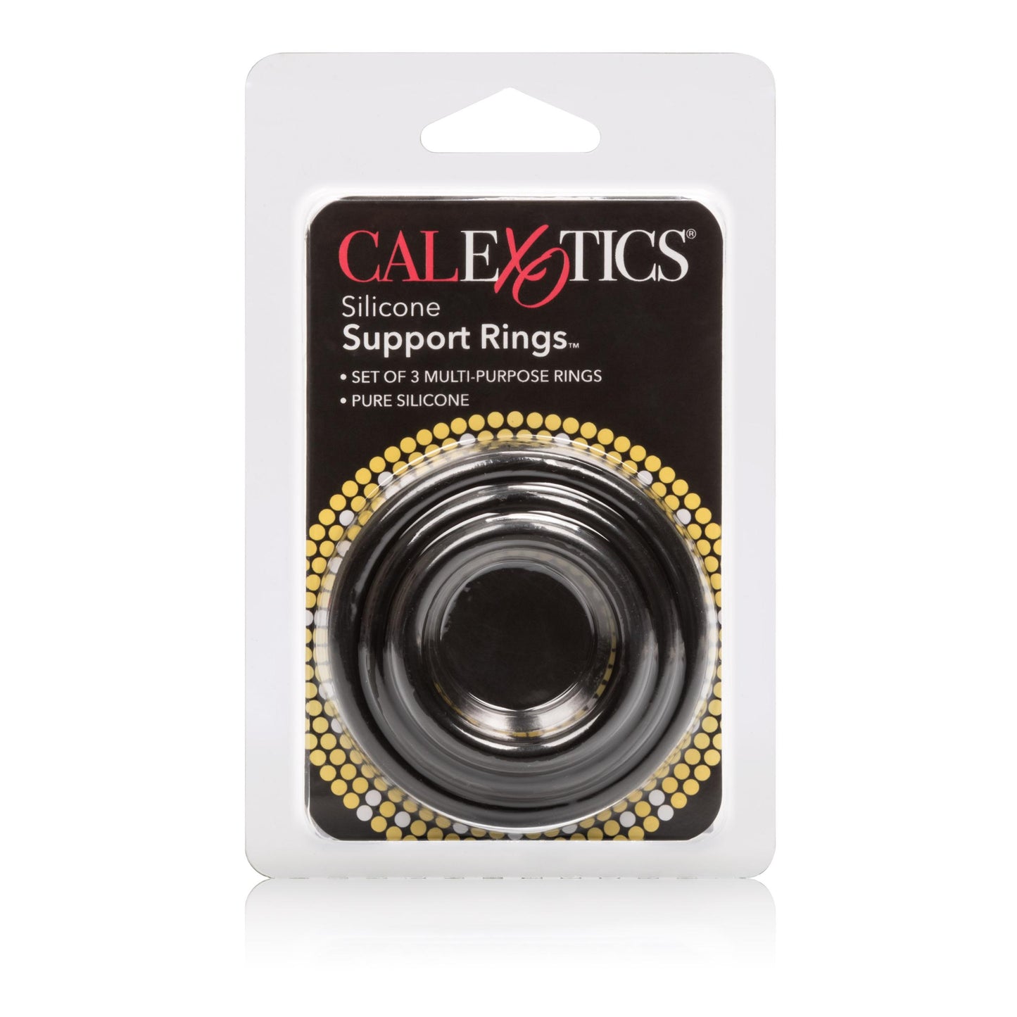 Silicone Support Rings - Black