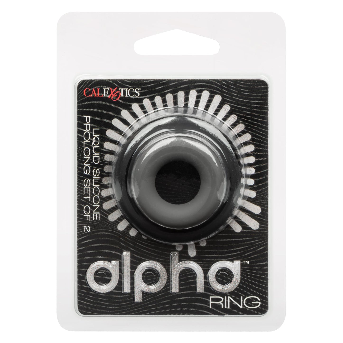 Alpha Liquid Silicone Prolong Set of 2 - Black/gray