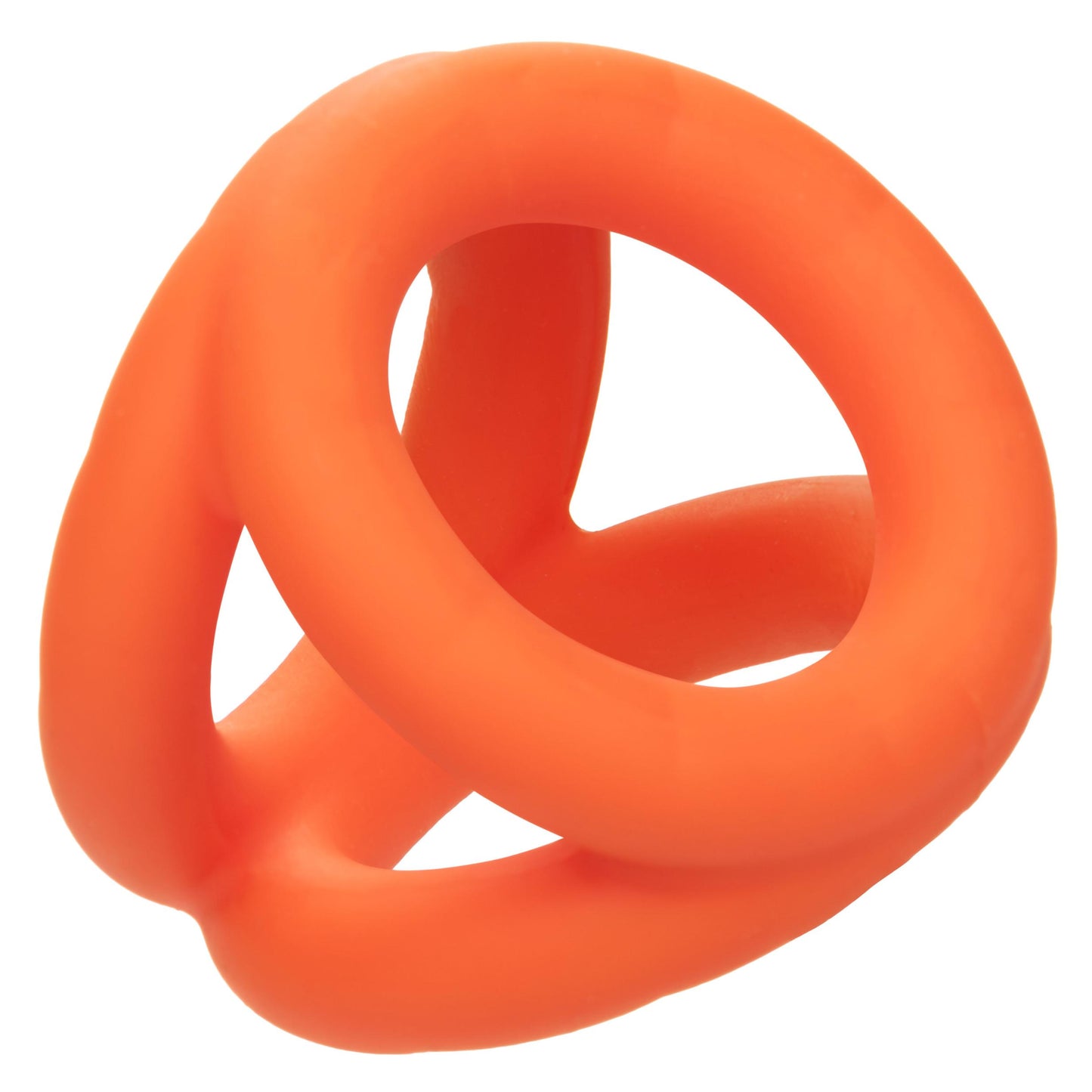 Alpha Liquid Silicone Tri-Ring - Orange Orange