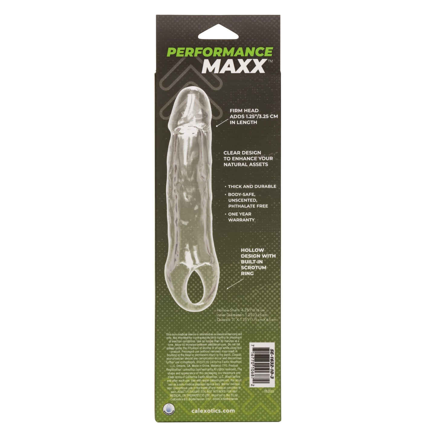 Performance Maxx Clear Extension - 5.5 Inch - Clear