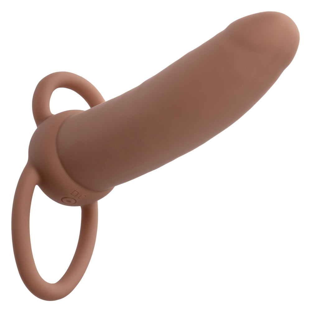 Performance Maxx Rechargeable Thick Dual Penetrator - Brown