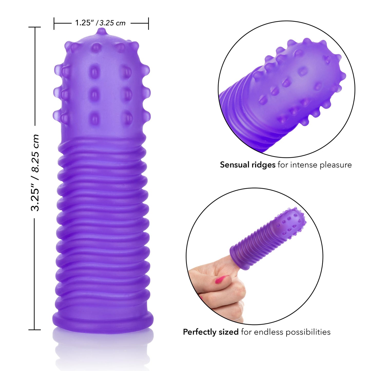 Intimate Play Finger Tingler - Purple