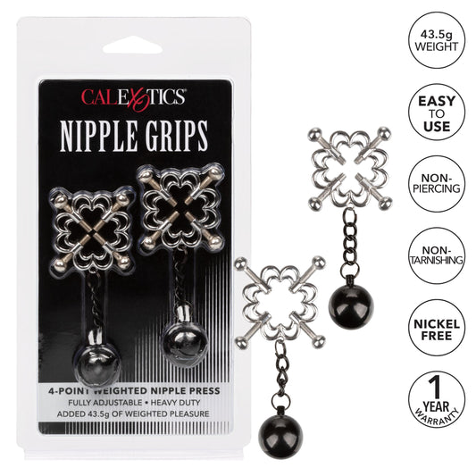 Nipple Grips 4-Point Weighted Nipple Press