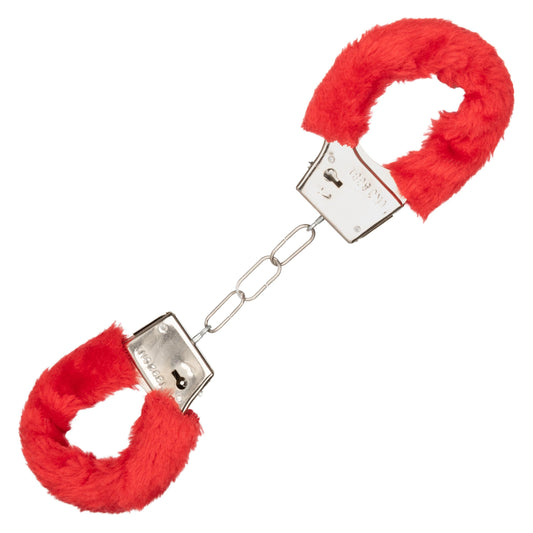 Playful Furry Cuffs - Red