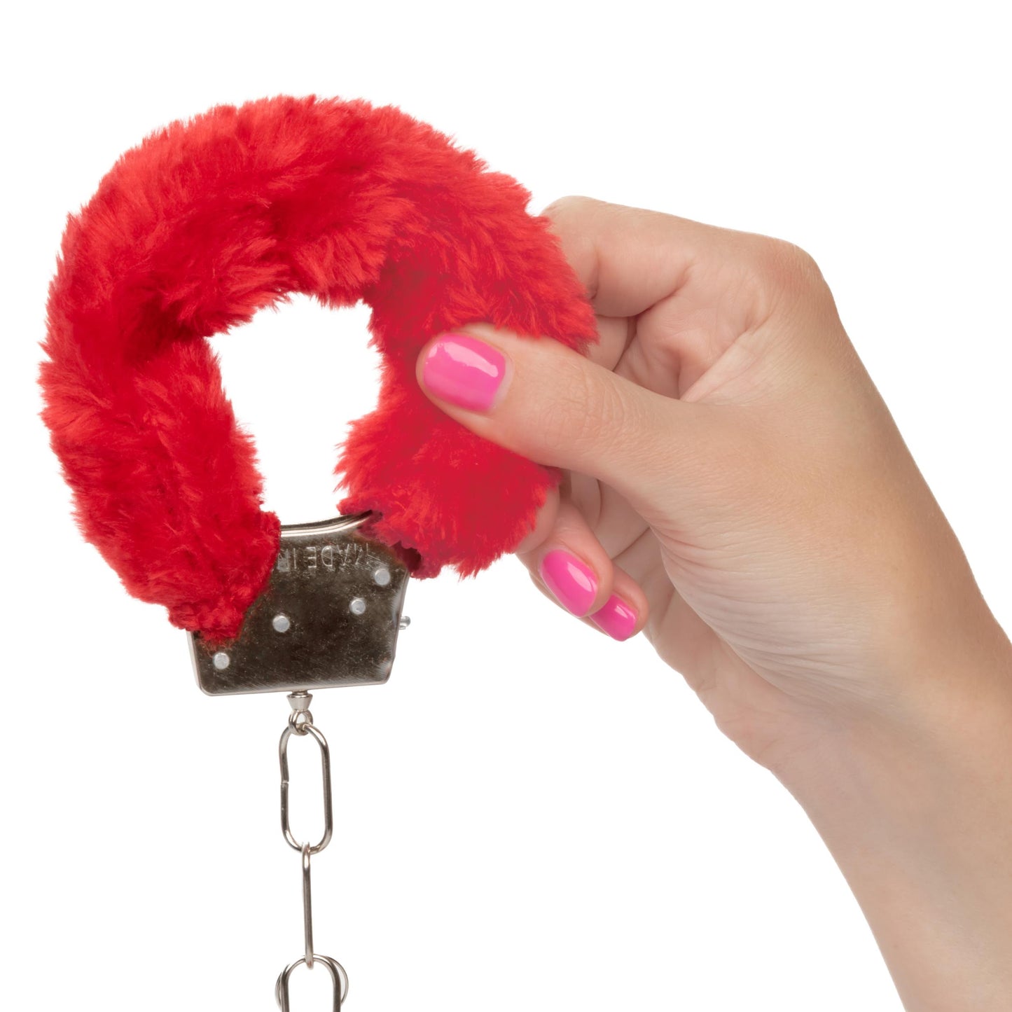 Playful Furry Cuffs - Red