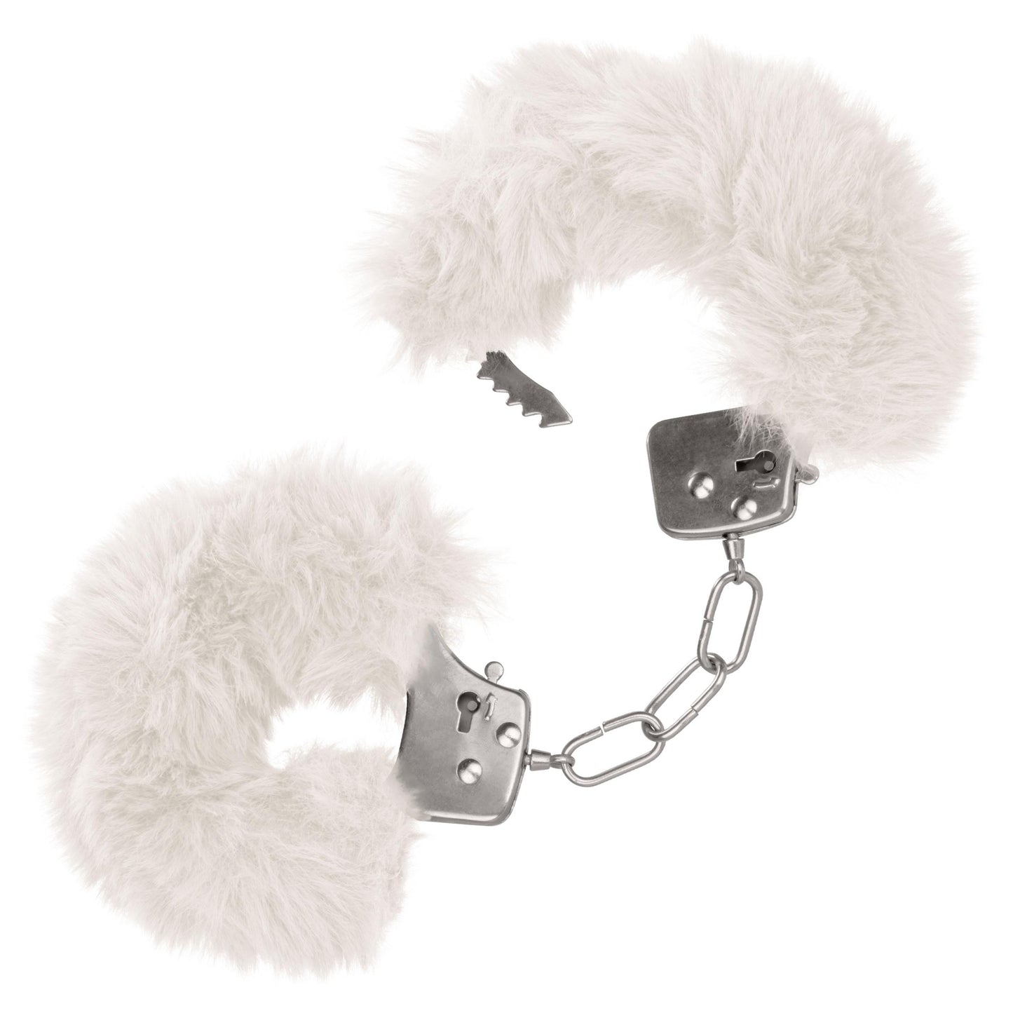 Ultra Fluffy Furry Cuffs - White