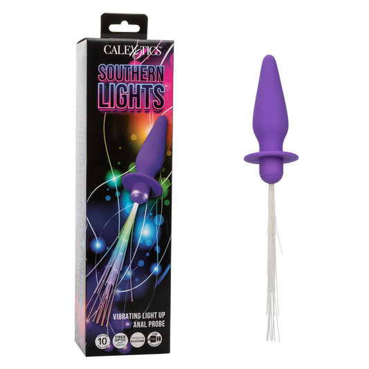 Southern Lights - Vibrating Light Up Anal Probe - Purple