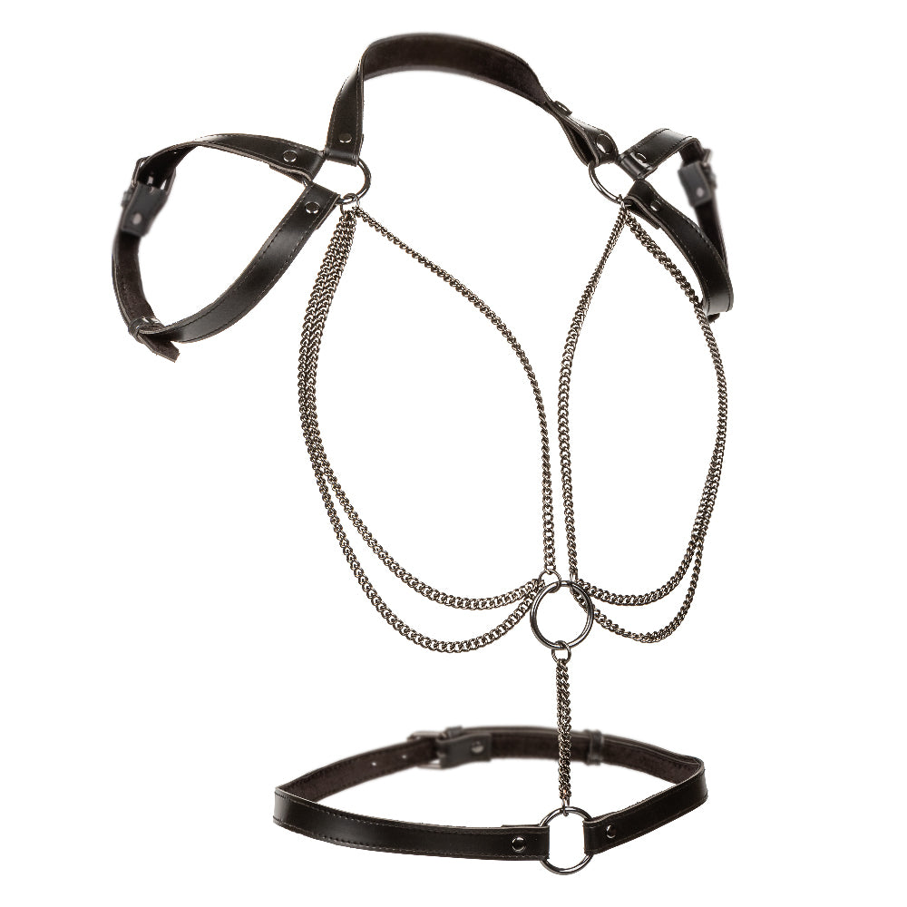 Euphoria Collection Multi Chain Halter - Black