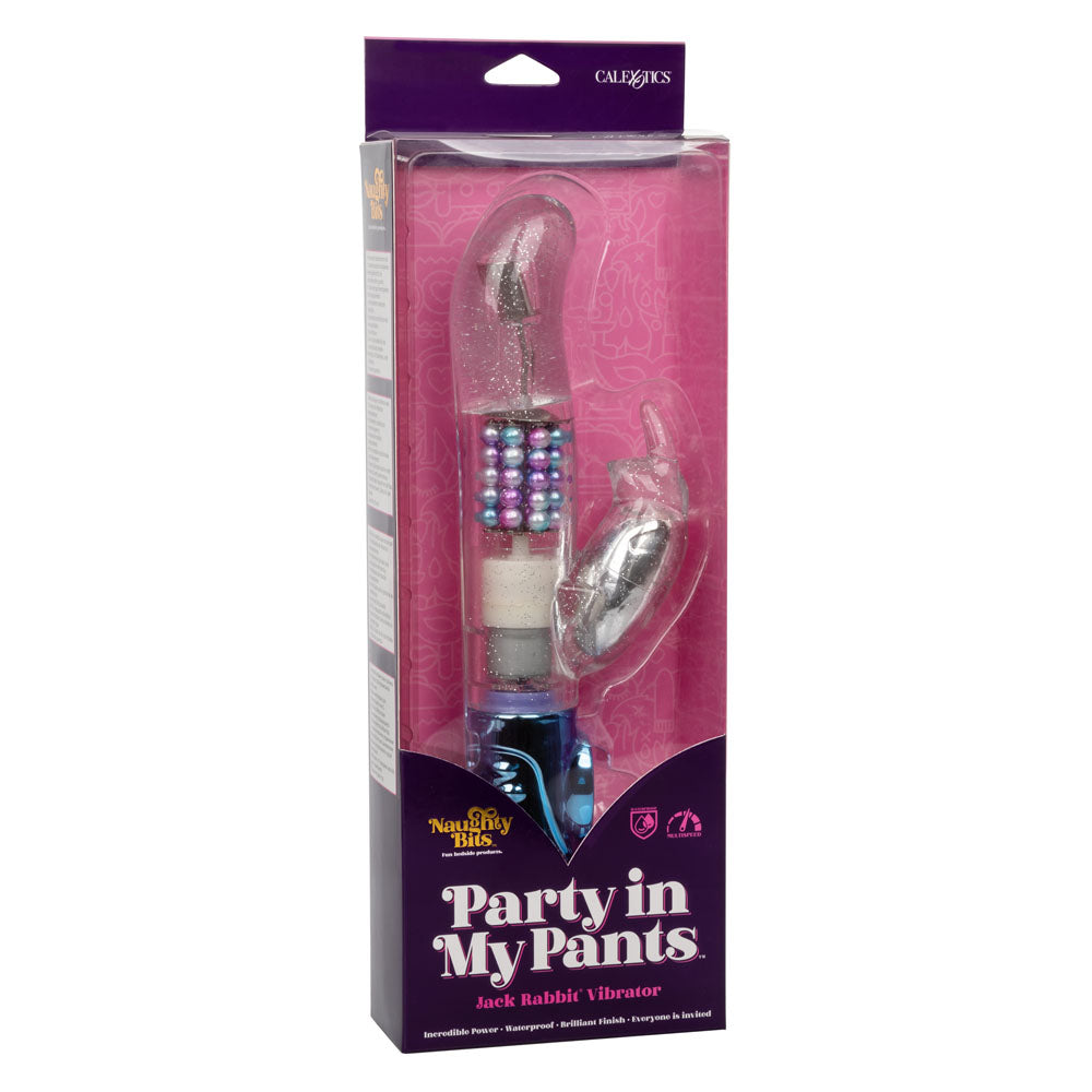 Naughty Bits Party in My Pants Jack Rabbit Vibrator