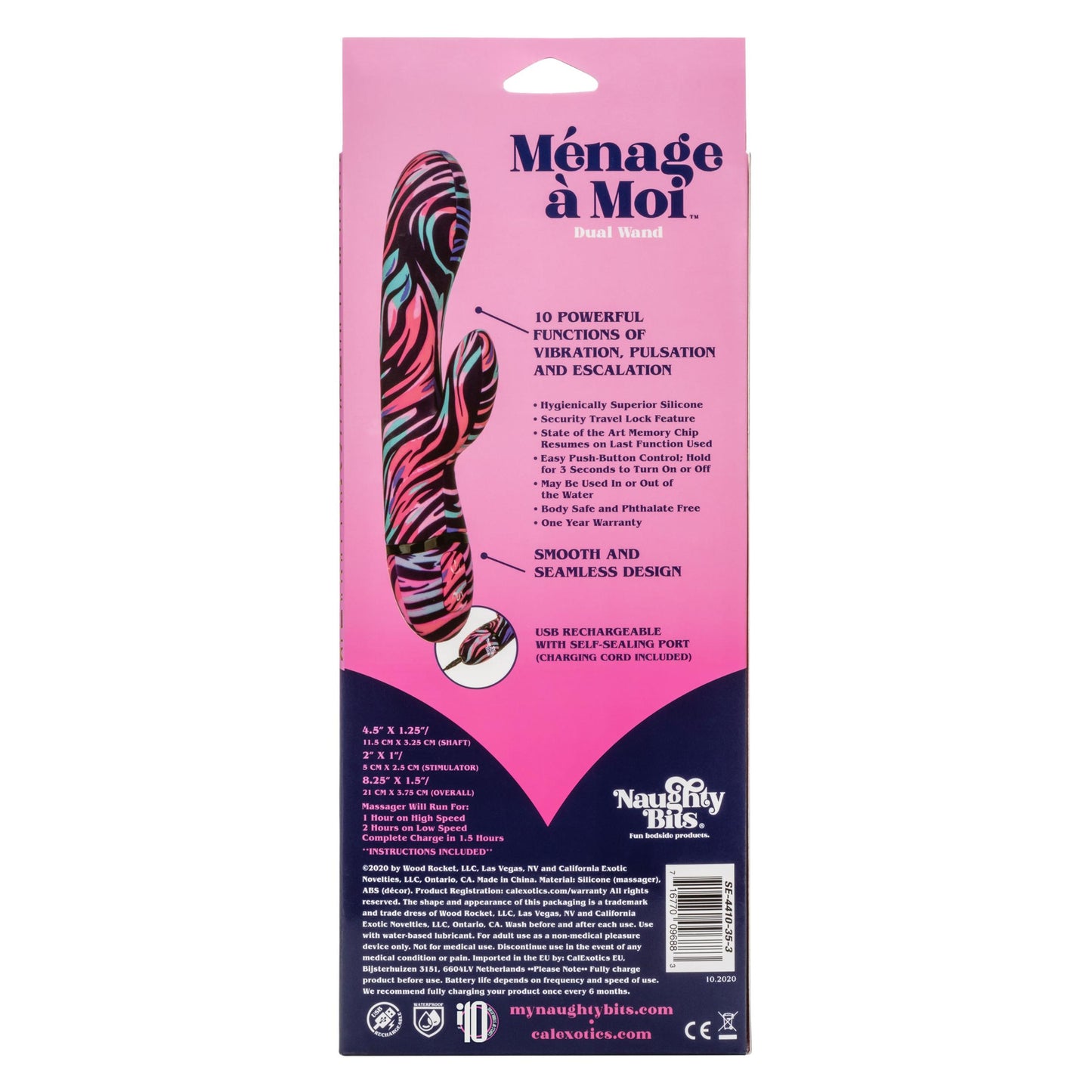 Naughty Bits Menage a Moi Dual Wand