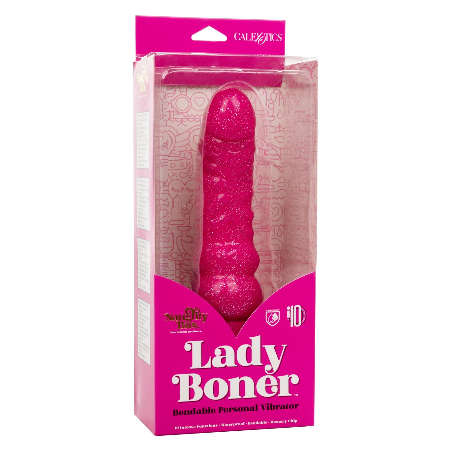 Naughty Bits Lady Boner Bendable Personal Vibrator