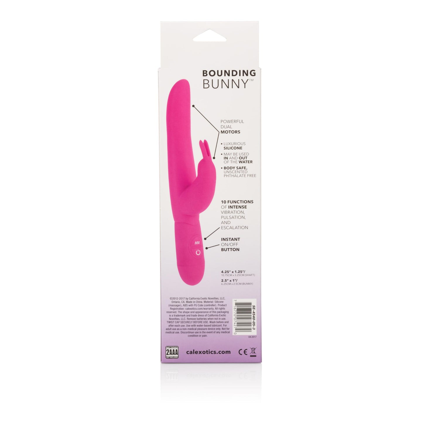 Posh 10-Function Silicone Bounding Bunny - Pink