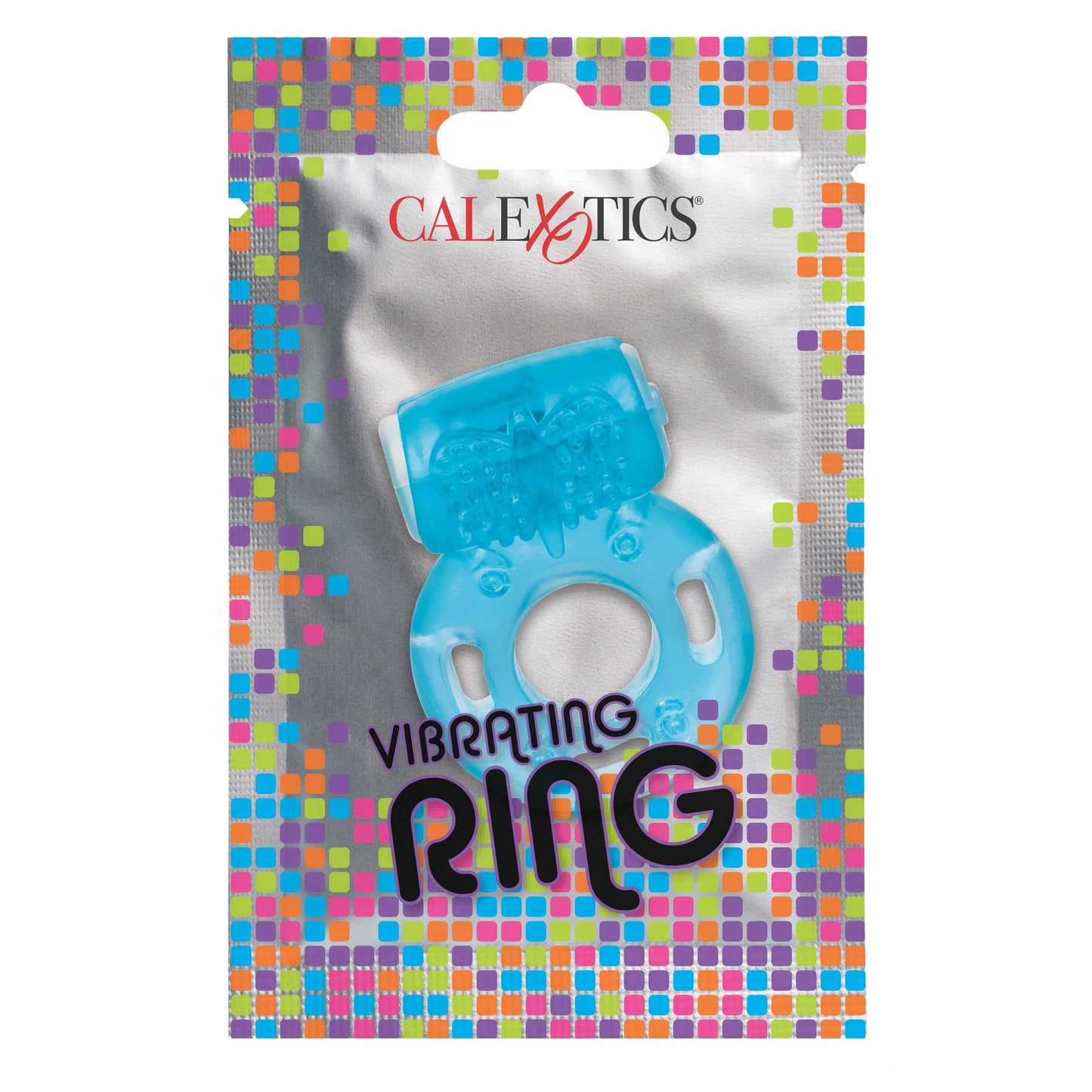 Foil Pack Vibrating Ring - Blue