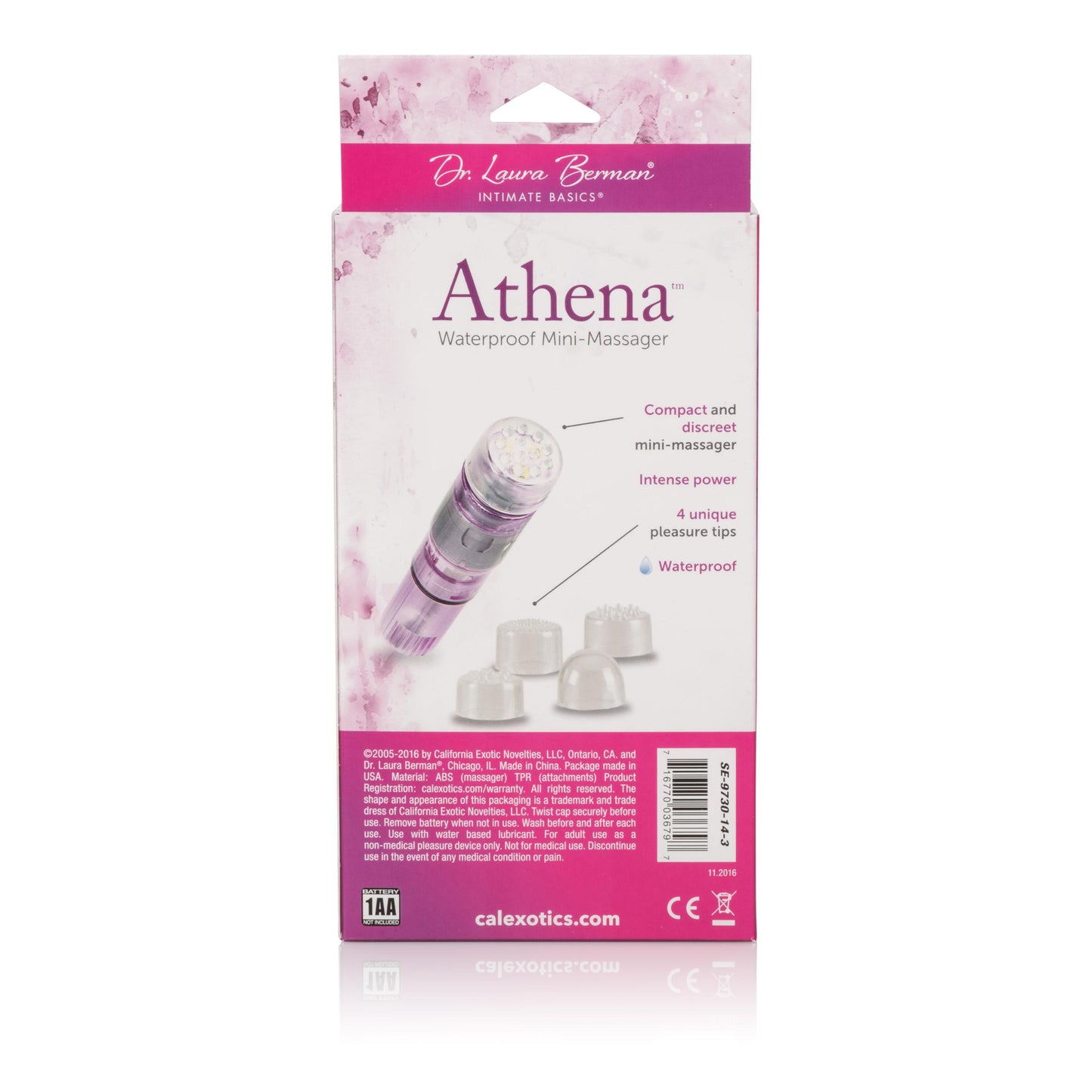 Berman Athena Waterproof Mini Massager - Boxed