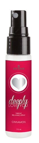 Deeply Love You Throat Relaxing Spray - Cinnamon Roll - 1 Fl. Oz.