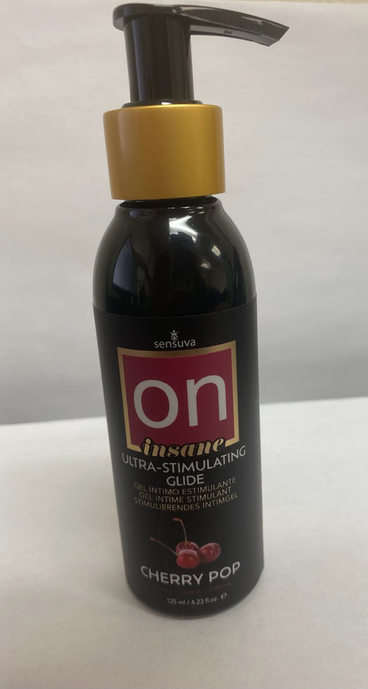 On Insane Ultra-Stimulating Personal Moisturizer - 4oz Cherry Pop