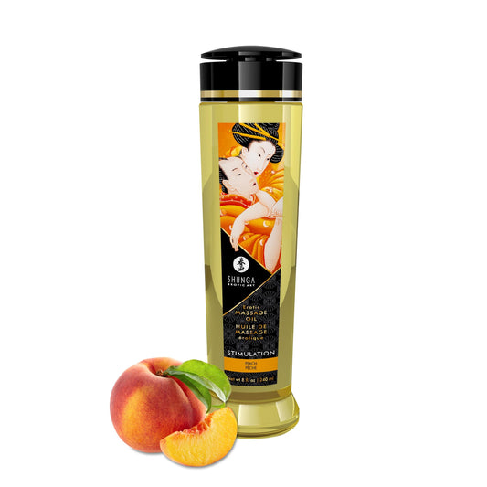 Massage Oils - Stimulation - 8 Fl. Oz. Peach