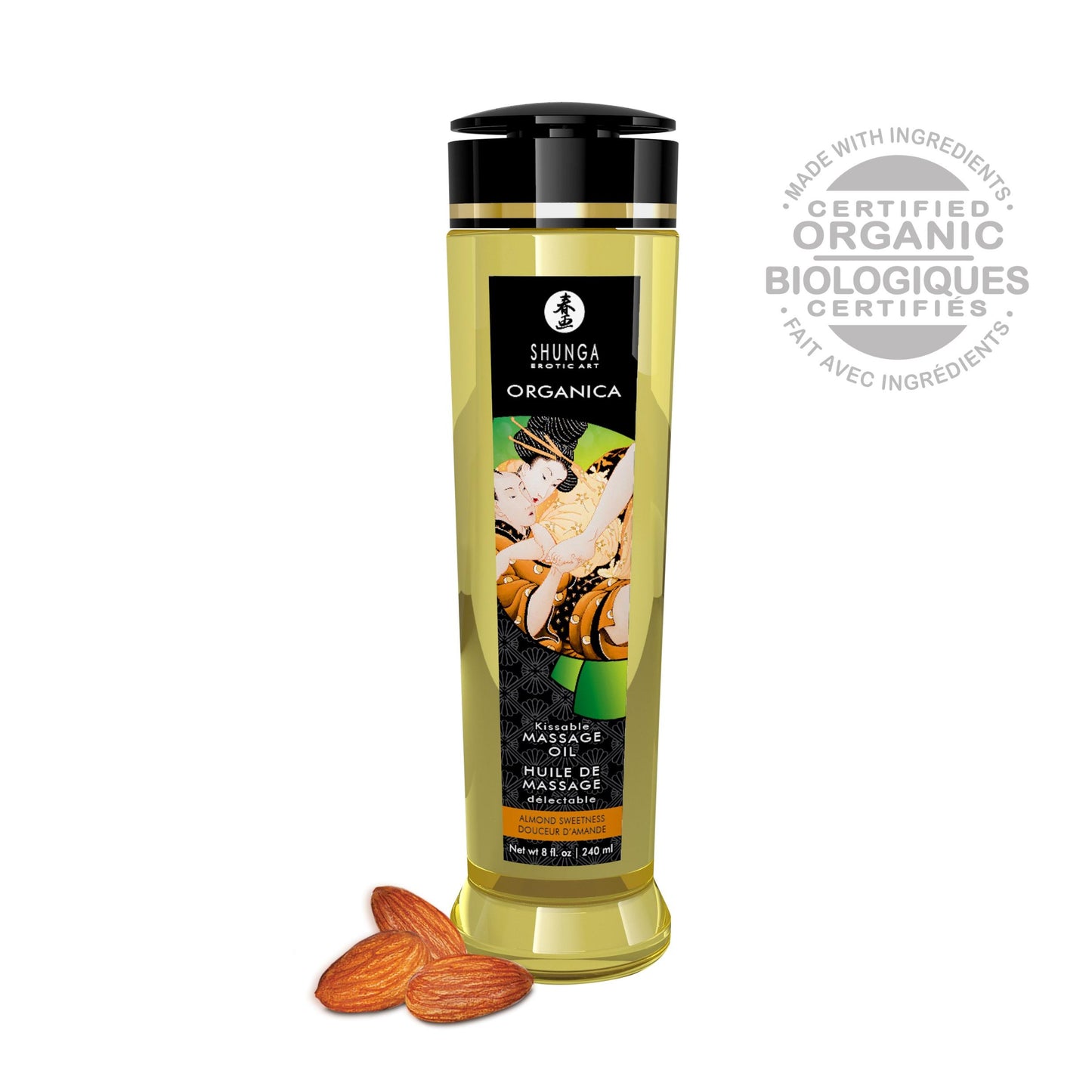 Organica Massage Oils - Almond Sweetness - 8 Fl. Oz.