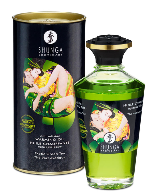 Aphrodisiac Organica Warming Oil - Exotic Green Tea