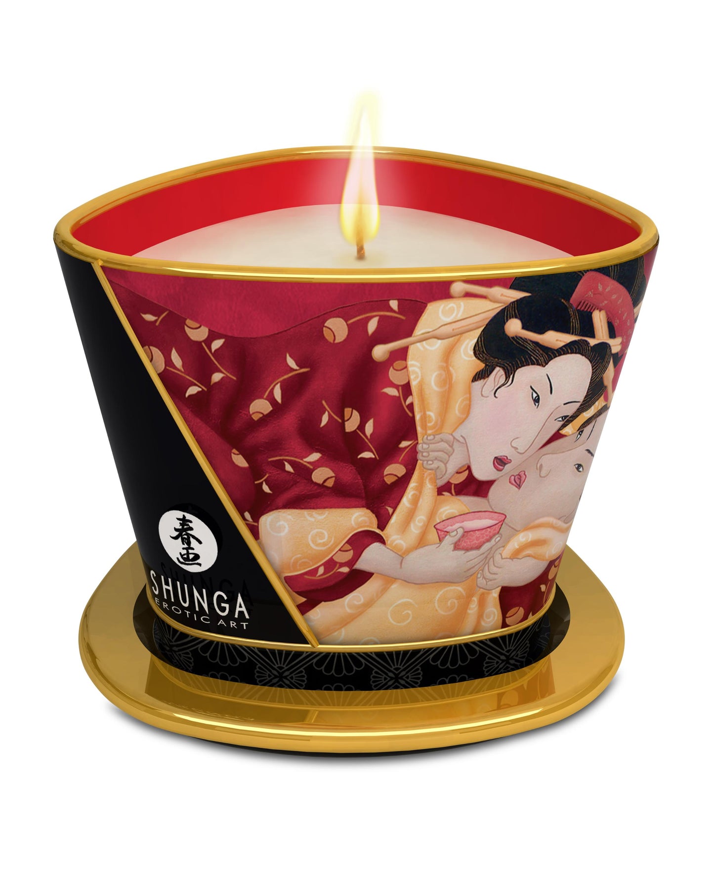 Massage Candle - Romance - Sparkling Strawberry Wine - 5.7 Oz.