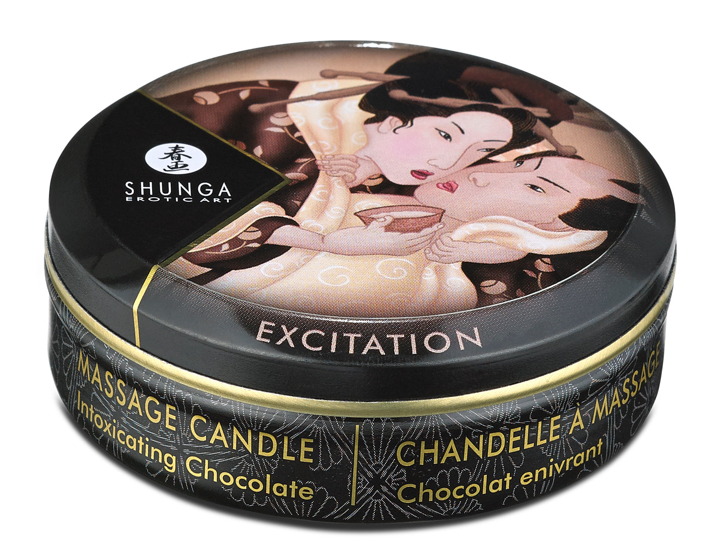 Mini Massage Candle - Excitation - Intoxicating Chocolate - 1 Fl. Oz.