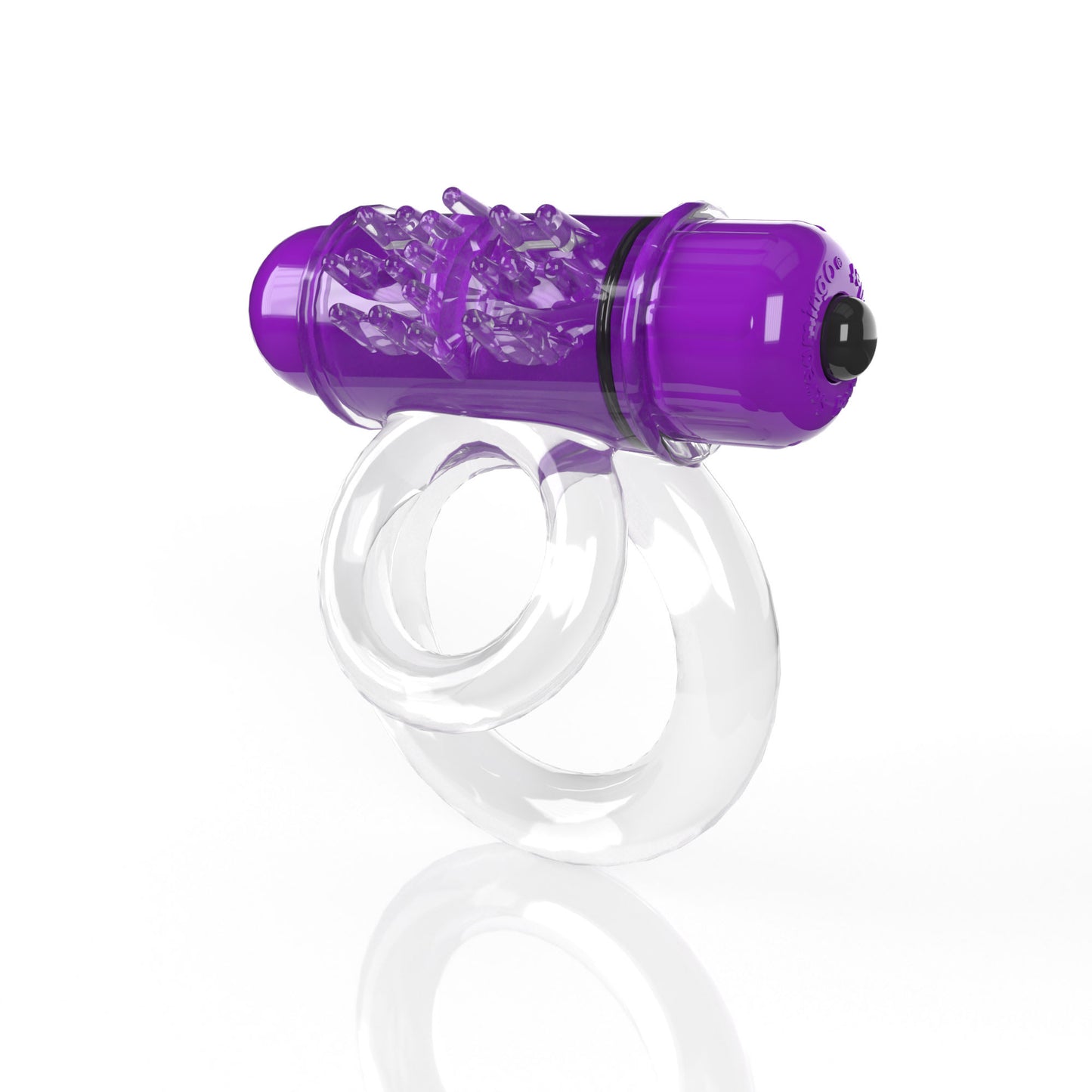 Screaming O 4t - Double O 6 Super Powered Vibrating Double Ring - Grape