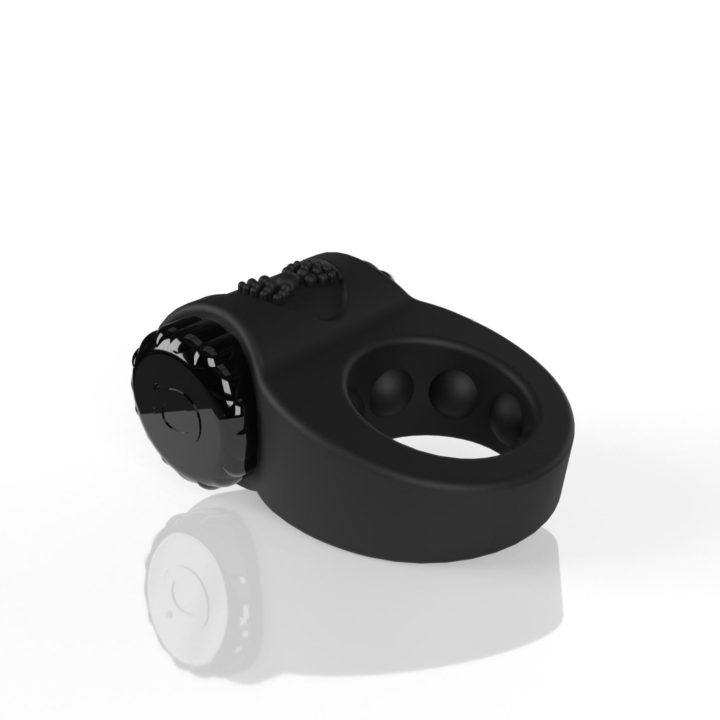 Screaming O - Big O Ritz Rechargeable Vibe Ring - Black