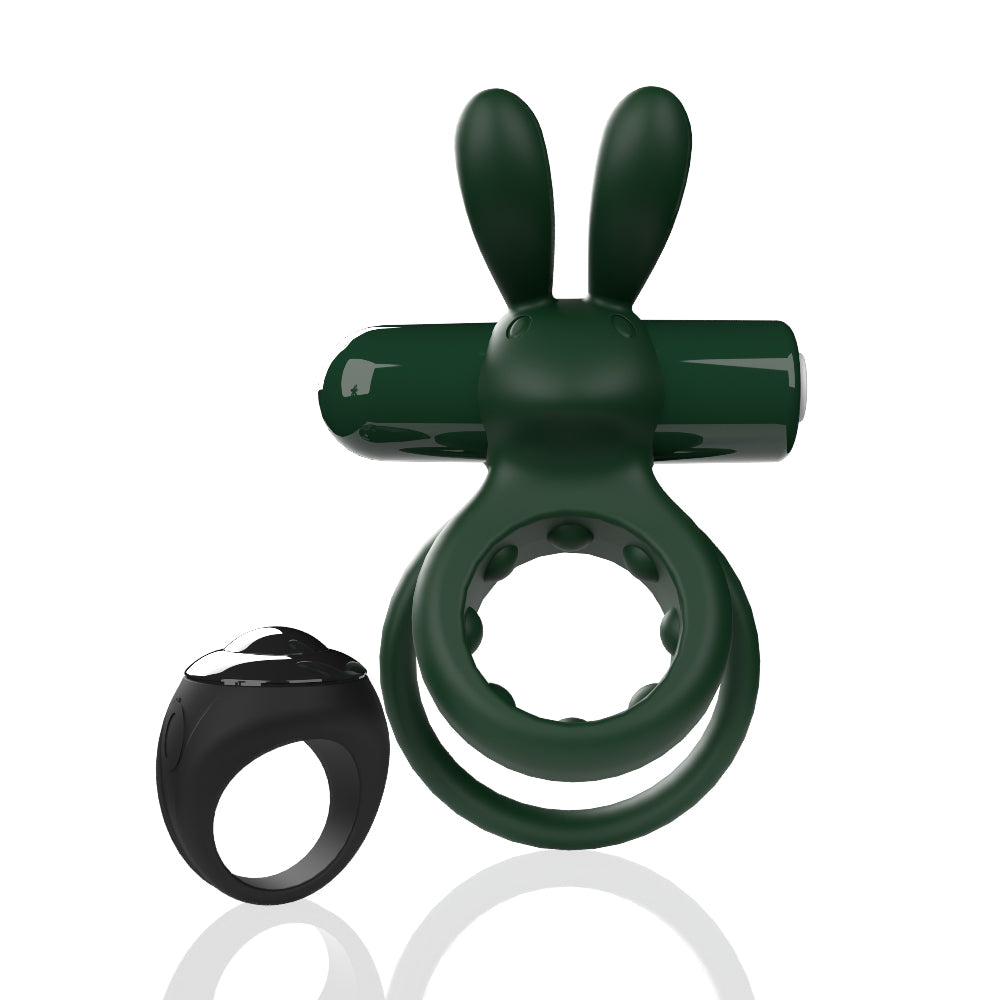 Screaming O Remote Controlled Ohare Vibrating Ring - Green