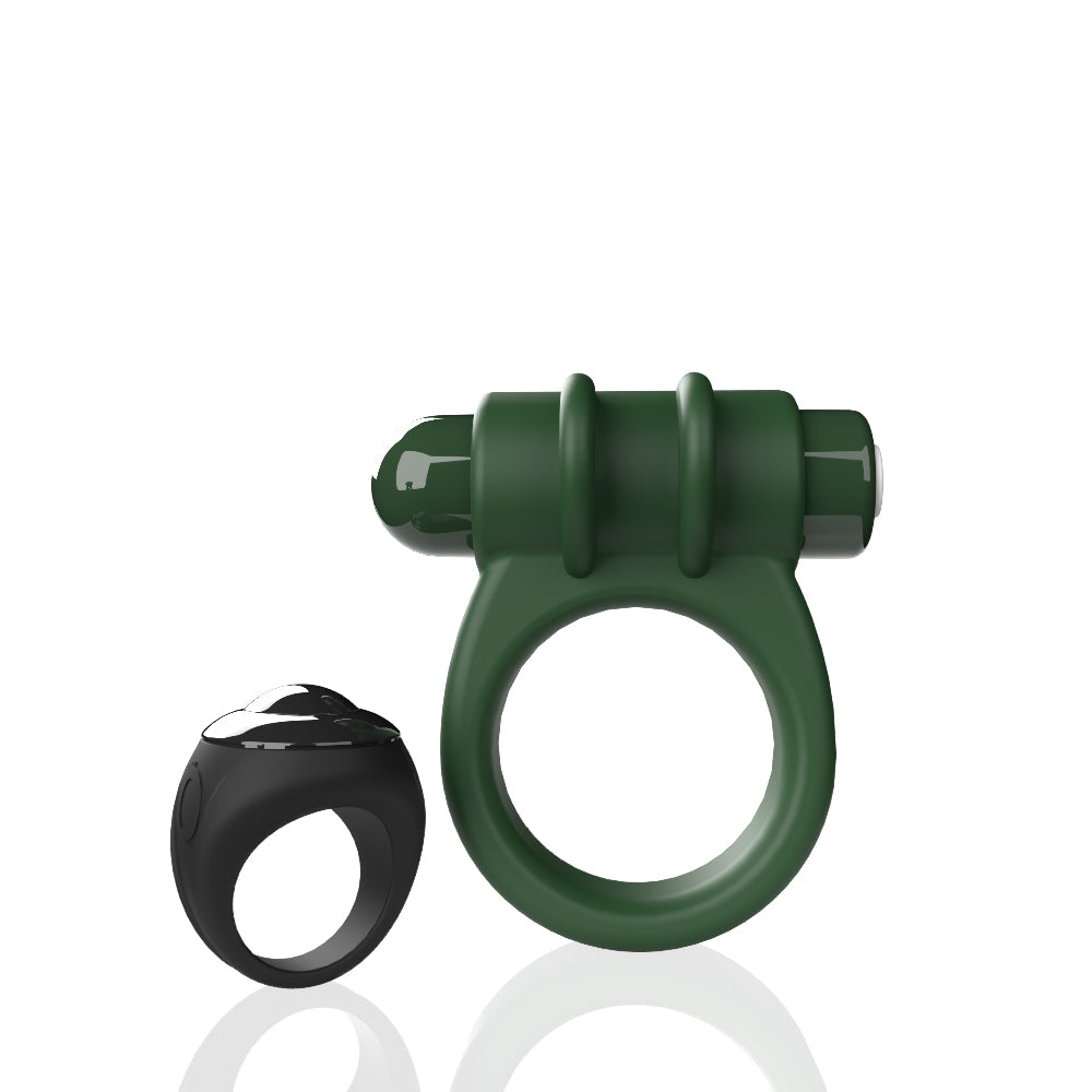 Screaming O Remote Controlled Switch Vibrating Ring - Green