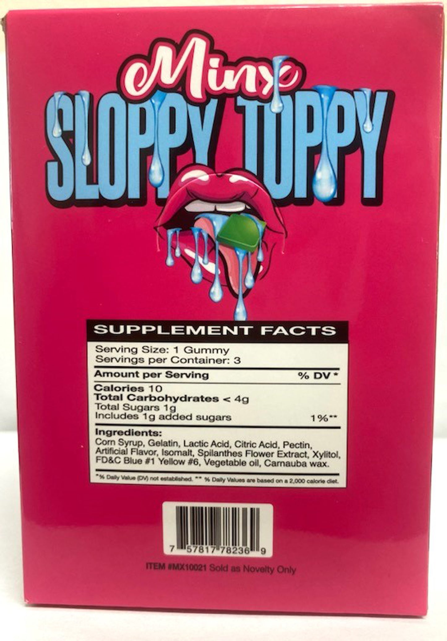 Minx Sloppy Toppy Oral Sex Gummies - 20 Ct Display - Green Apple