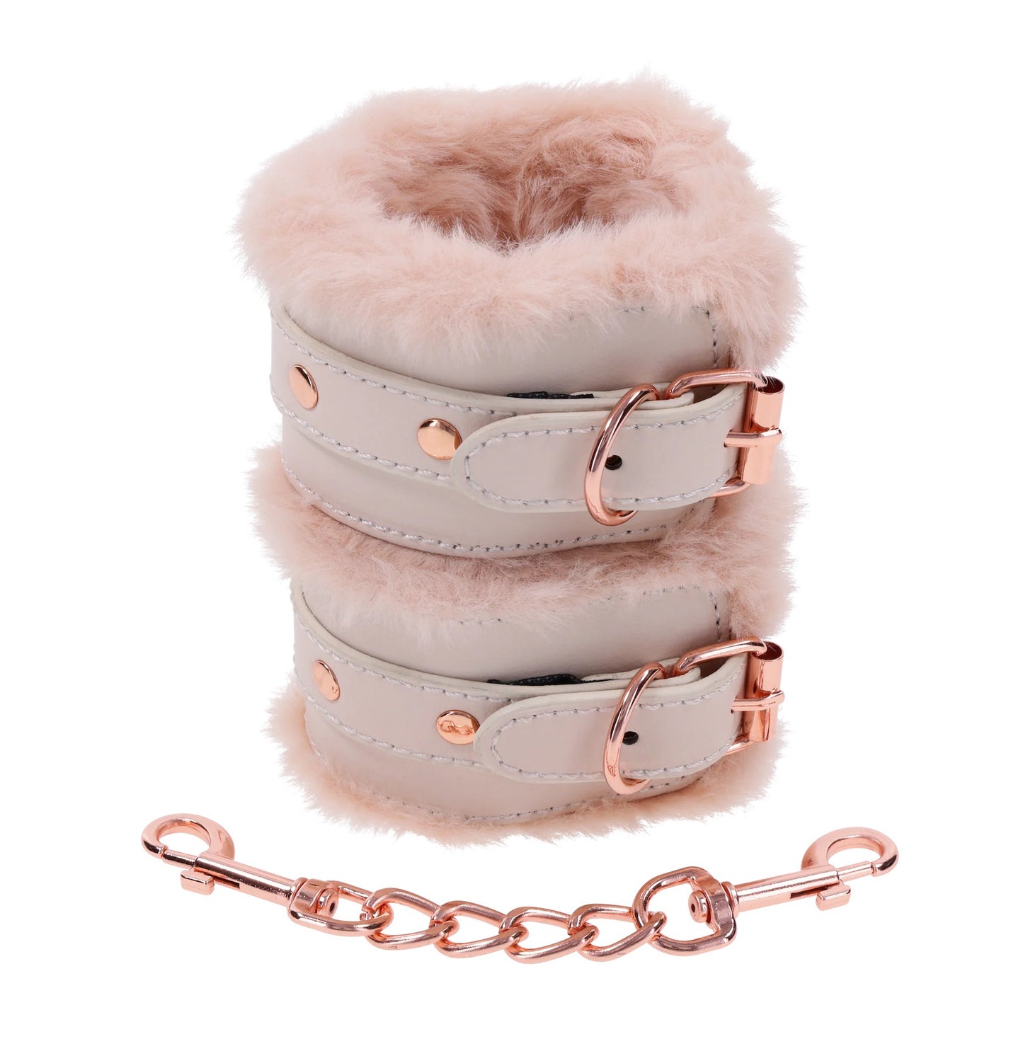 Peaches ‘N Creame Fur Handcuffs - Pink