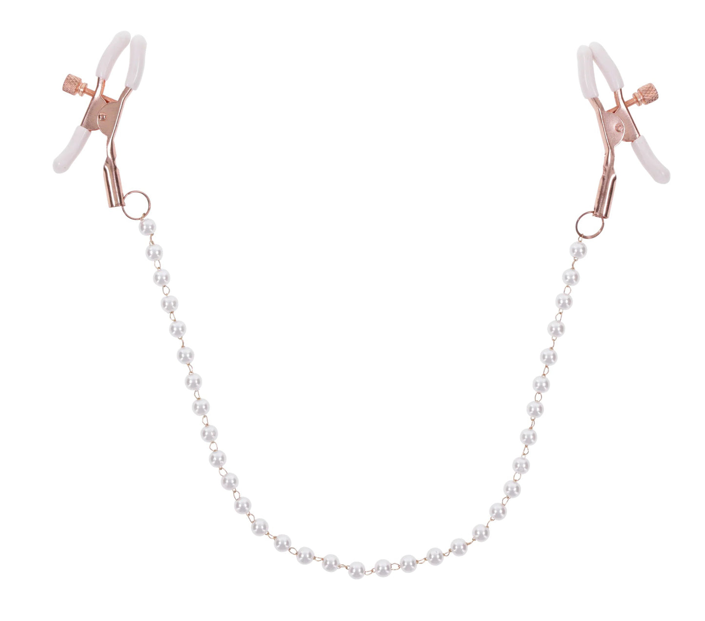 Peaches ‘N Creame Pearl Nipple Clamps - Pink