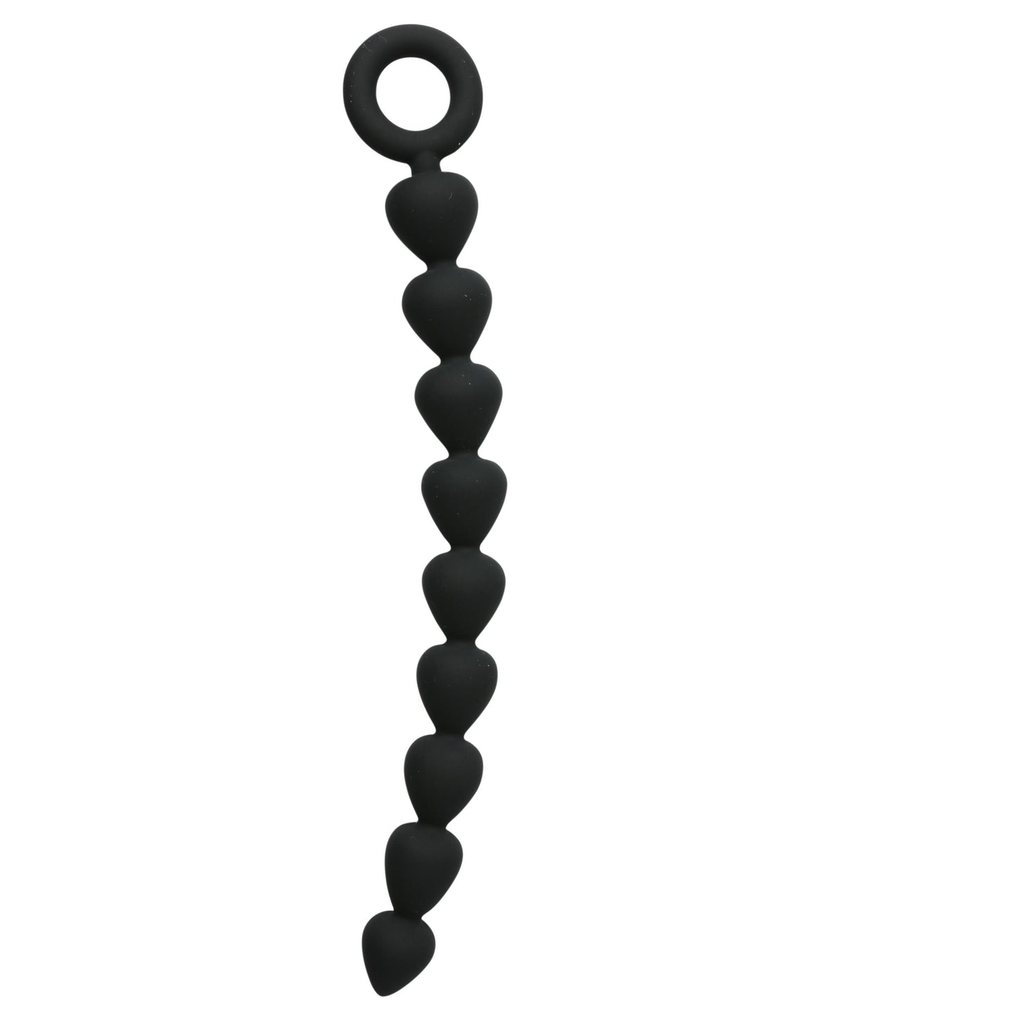 Sex and Mischief Silicone Anal Beads - Black