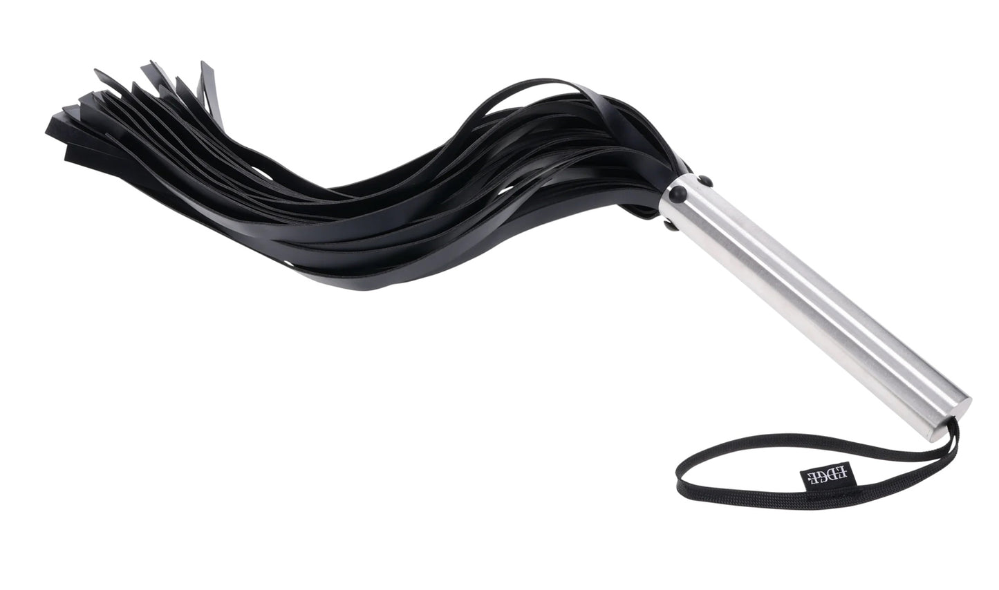 Edge Flogger - Black / Silver