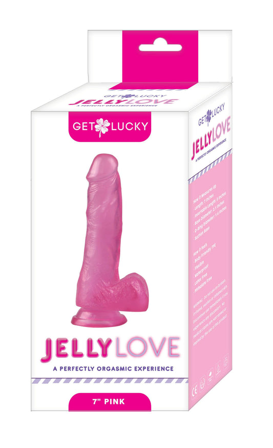 Get Lucky 7 Inch Jelly Love - Pink