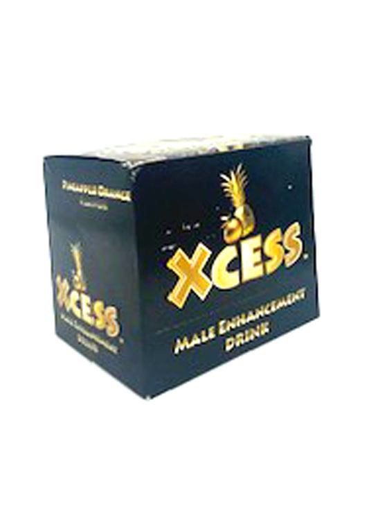 Xcess Energy Drink Male Enhancement 12 Ct Display - Pineapple Orange