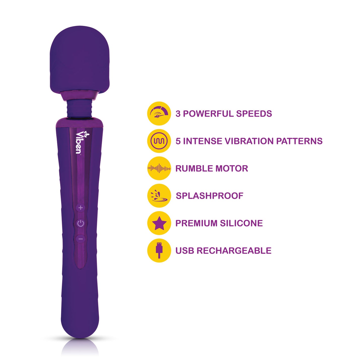 Obsession - Intense Wand Massager - Violet