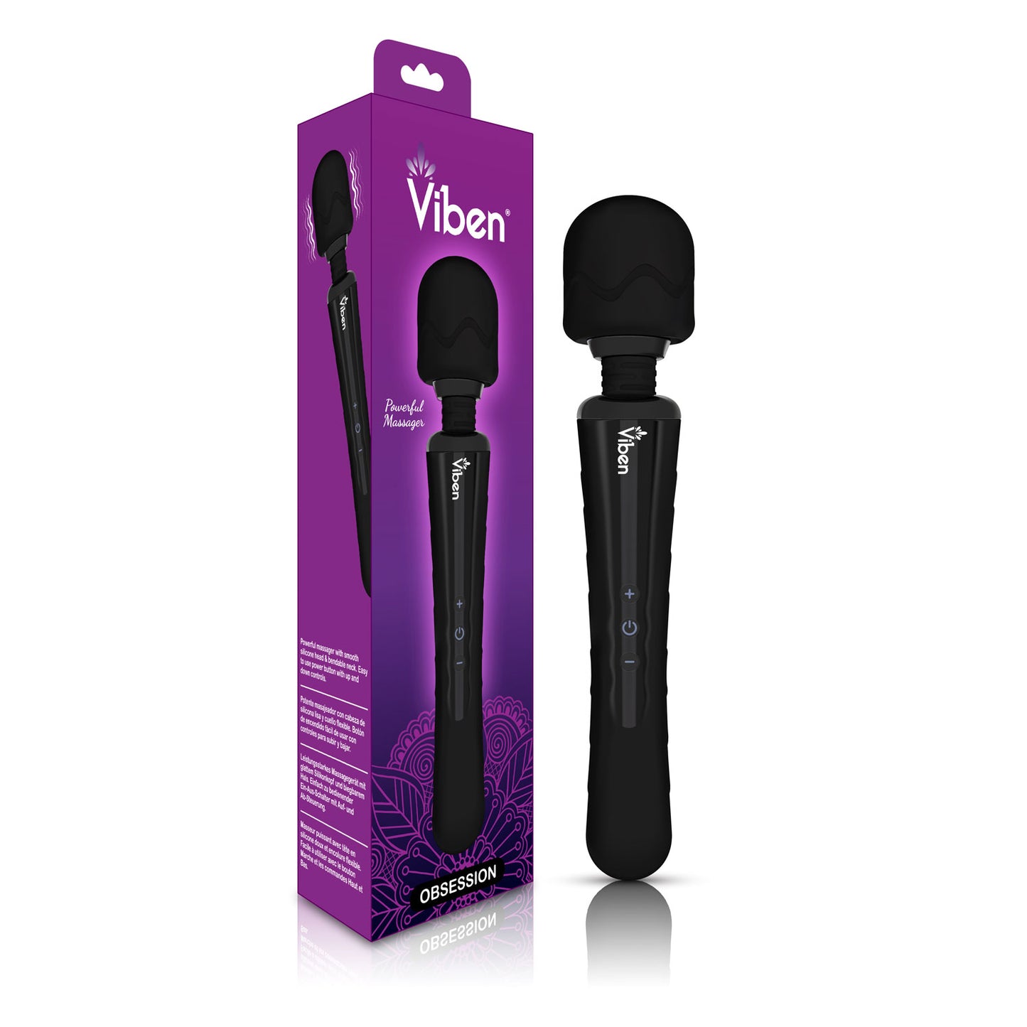 Obsession - Intense Wand Massager - Black