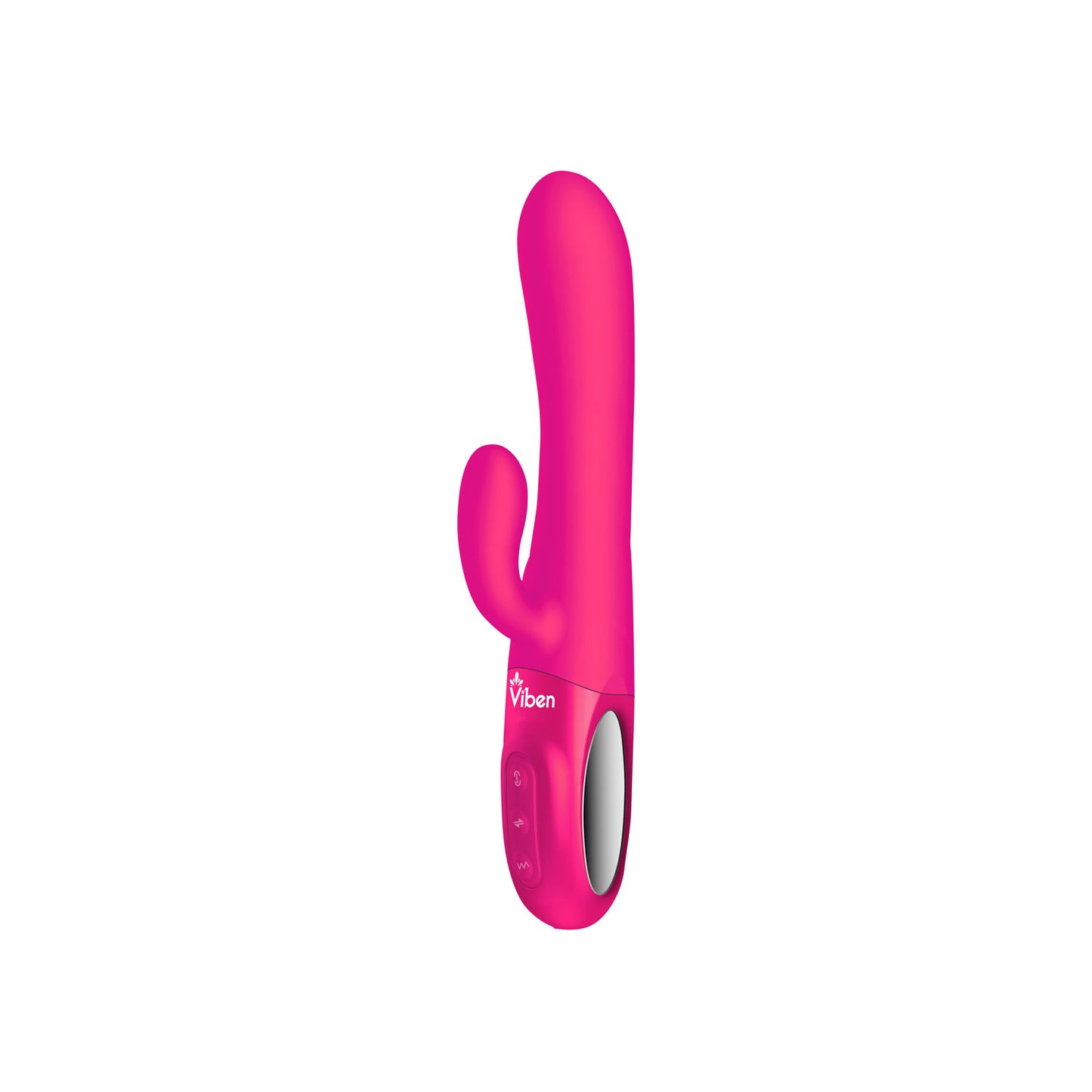 Hypnotic - Hot Pink - Thrusting Rabbit with Swinging Clitoral Stimulator