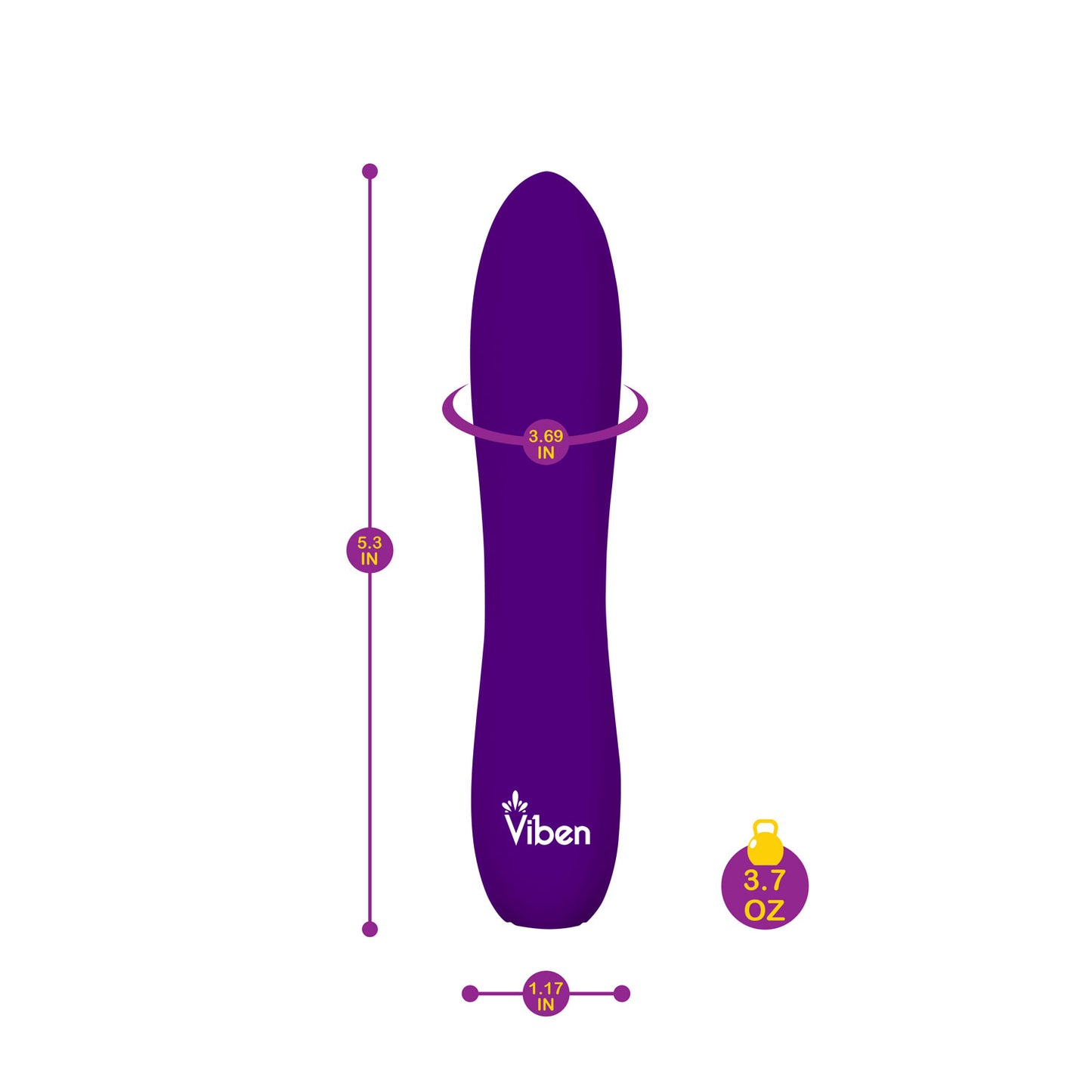 Vivacious - Violet - Intense 10-Function Bullet