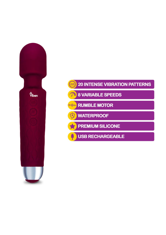 Tempest - Ruby - Intense Wand Massager