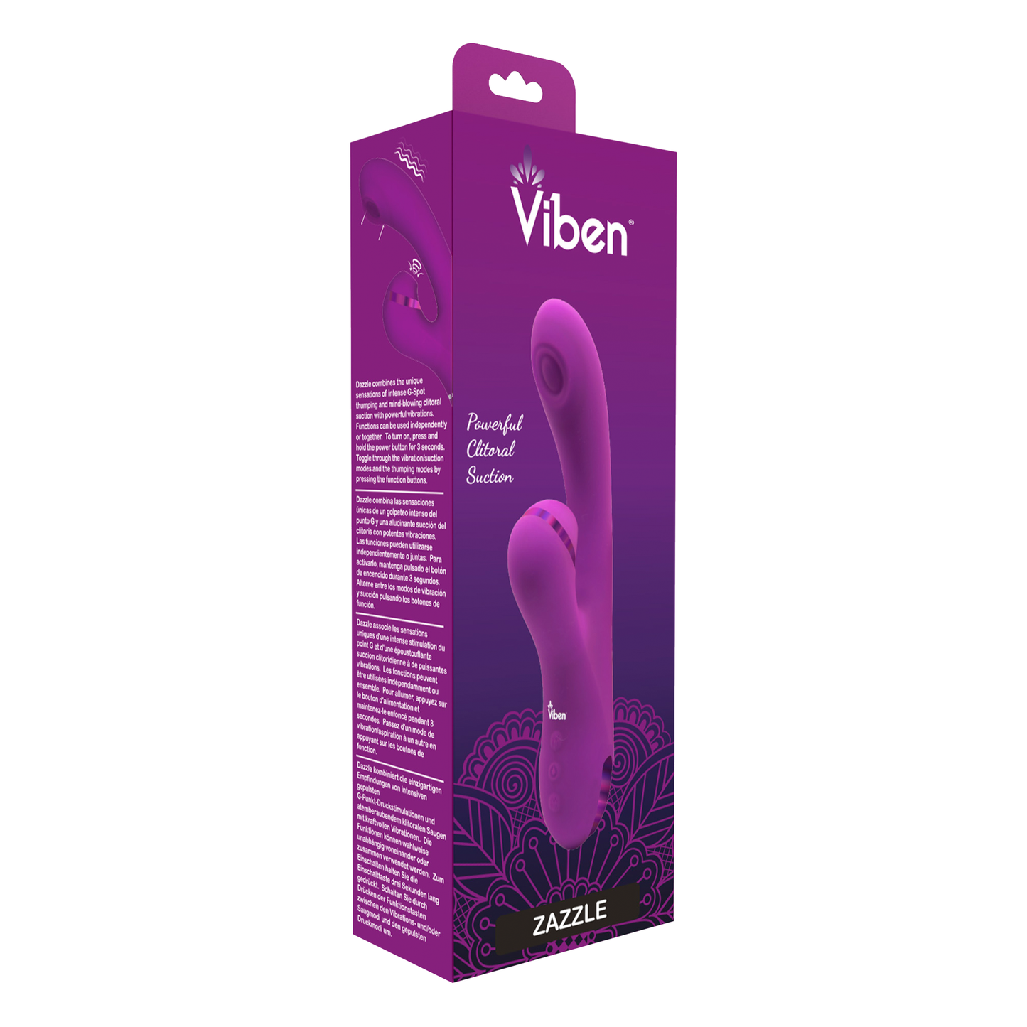 Zazzle - Berry - Rechargeable Thumping and Suction Rabbit